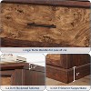 TackView 5 Drawer Dresser for Bedroom, 43.3''Tall Chest of Drawers with Metal Handles, Rustic Wooden Dresser for Living Room, Hallway - 4 of 4