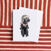 Winter/Holiday Greeting Card Pack Sets (3 ct) Candy Cane Black Lab by Ramus & Co - 2 of 4