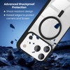 Entronix [Magnetic] Case Compatible with iPhone 17 Pro - [Clear Back] Soft Matte Frame - 4 of 4