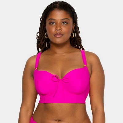 Smart & Sexy Women's Lightly Lined Long Line Bikini