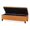 NicBex Modern 50" Storage Bench Velvet Accent Stool with Button Tufted for Entryway and Living Room - 3 of 4