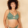 Women's Longline Ring Detail Underwire Bikini Top - Shade & Shore™ - 4 of 4