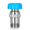 Camco 40054 50 to 60 PSI RV Durable Lightweight Stainless Steel Water Pressure Regulator for RV Plumbing High Pressure Water Protection, Silver/Blue - 3 of 4
