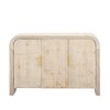 NicBex Buffet Cabinet with Storage Retro Minimalist Curved Kitchen Sideboard with Gold Handles and Adjustable Dividers for Living Room - 4 of 4