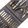 Unique Bargains 16Pcs Manicure Set Stainless Steel Nail Clippers Pedicure Kit Set Gold Tone - 2 of 3