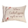 Outdoor Pillow When a Cardinal Appears– 18x13 Inch by Manual Woodworkers and Weavers - 2 of 3