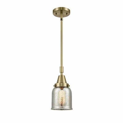 Bell - 1 Light Stem Hung Mini Pendant In Industrial Style-11.13 Inches Tall and 5 Inches Wide