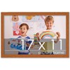 PosterPalooza | Slim Profile Brown Picture Frame - UV Acrylic, Backing Board, Hanging Hardware Included - 2 of 4