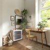 FONTOI Foldable Cabinet with Anti-Slip Design, Stackable Storage Container with Door for Home Office Living Room, White, 12.01"*16.57"*15.94" - 2 of 4