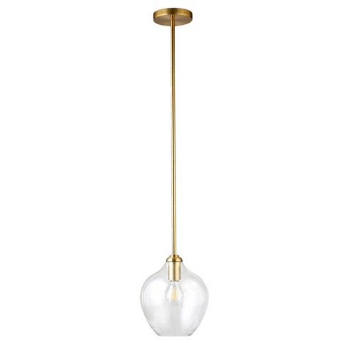 Hampton & Thyme 8.63" Wide Pendant with Glass Shade - image 1 of 4