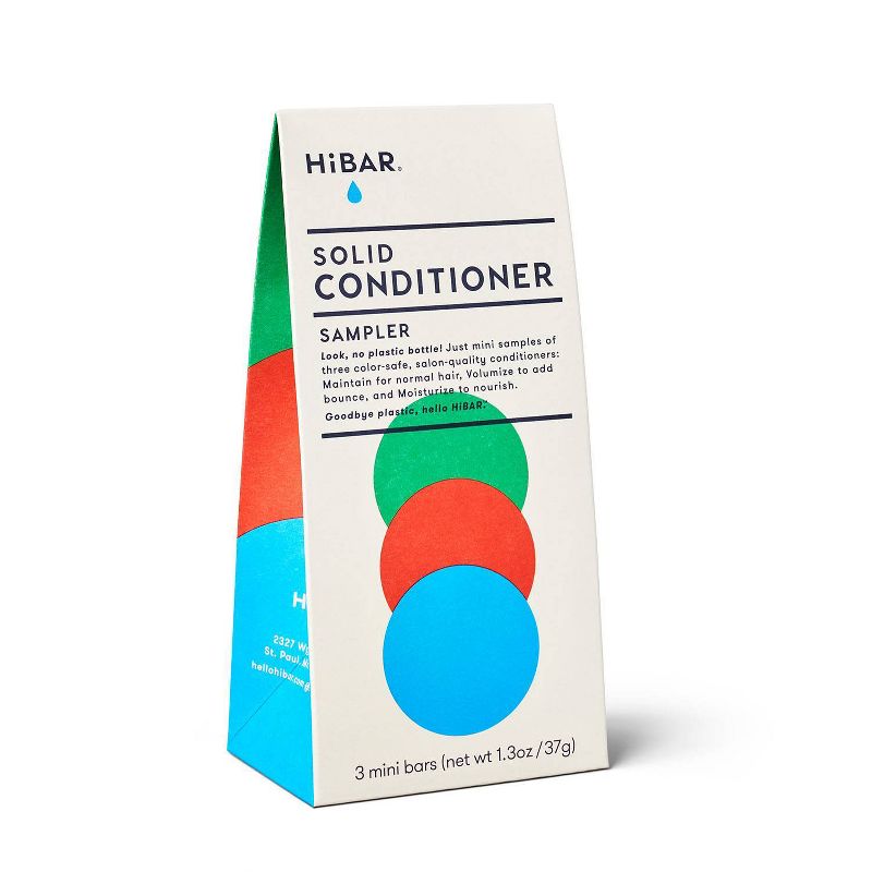 HiBAR Sampler Conditioner 3 Mini Bars - 1.3oz, 4 of 7