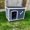 Large Wooden Dog House - 2 of 4
