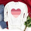 Simply Sage Market Women's Graphic Sweatshirt Three Piece Heart - 3 of 4