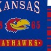 NCAA Kansas Jayhawks Varsity Plaque Double Sided Royal Plush Blanket: Sports Team Logo - 2 of 2