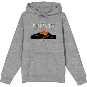 Adventure Society Hawaii Volcanoes Adult Long Sleeve Hoodie - 1 of 2