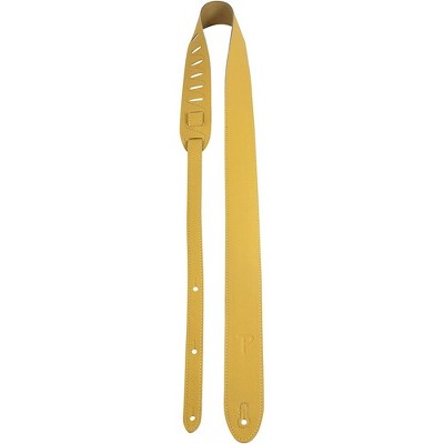 Perri's Leather Guitar Strap Yellow 2 in.
