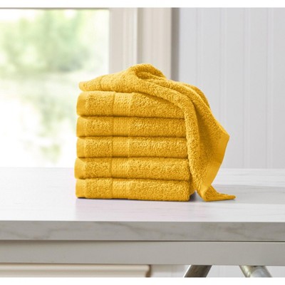 BrylaneHome BH Studio 6-Pc Wash Cloth Set