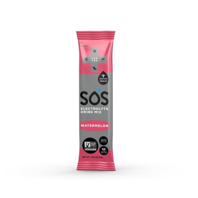 SOS Hydration Electrolyte Drink Mix - Watermelon - 20pk