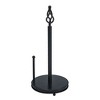 Mikasa Gourmet Basics Camille Paper Towel Holder, 16-Inch, Handcrafted Iron with Antique Black Finish, Decorative Countertop Organizer with Finial Top - 2 of 3