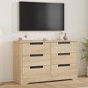 Garvee 6 Drawer Dresser, Modern Wooden Double Dresser with Embedded Handles, Storage Organizer Chest for Bedroom, Living Room, Nursery - 4 of 4