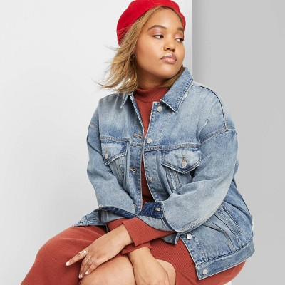 target oversized denim jacket