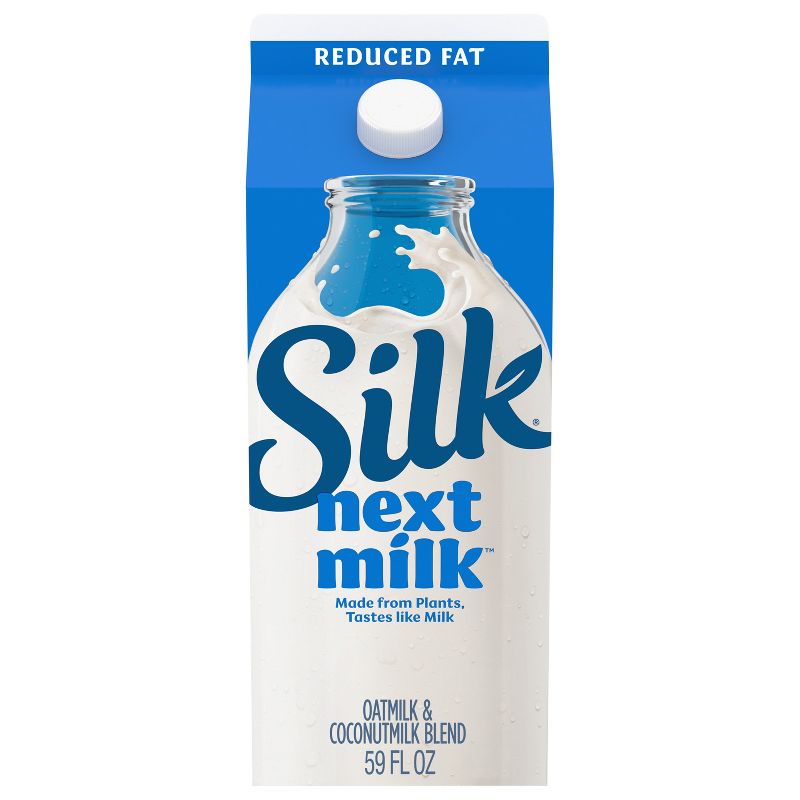 Silk Nextmilk 2% Reduced Fat Oat and Plant-Based Blend Milk - 59 fl oz, 1 of 20