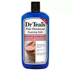 Dr Teal's Restore & Replenish Pink Himalayan Foaming Bubble Bath - 34 fl oz