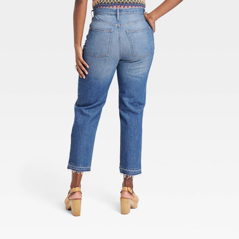 Women's High-Rise Vintage Straight Jeans - Universal Thread™ Indigo, 6 of 9