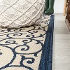 JONATHAN Y Madrid Vintage Filigree Textured Weave Indoor/Outdoor Area Rug - 4 of 4