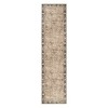 Lahome Oriental Runner Rug Washable Coffee 2'1"x8' Kitchen Runner Rug Low-Pile Soft Farmhouse Print Carpet Runners for Hallways Entryway Laundry - 3 of 4