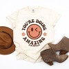 Simply Sage Market S.W.Smiley You're Doing Amazing Smiley Face Garment Dyed Tee - 3 of 4