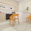 GlasFlength Accent Chairs Contemporary Single Piece Design Durable Indoor Outdoor Seating For Modern Living Spaces, Orange, 21.3"*23.6"*32.5" - 2 of 4