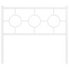 vidaXL Metal Headboard, White, 39.4" - 3 of 4