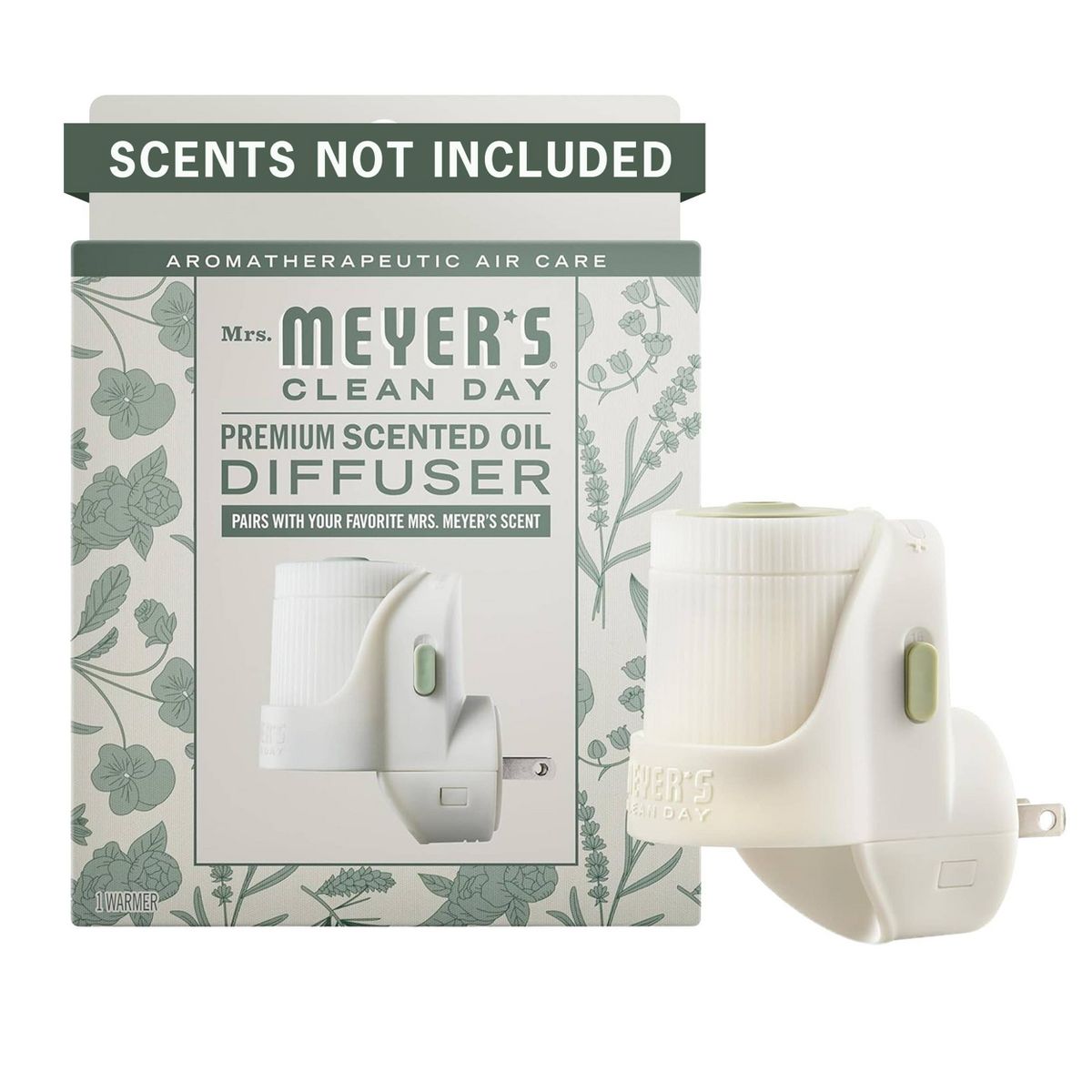 Mrs. Meyer's Clean Day Plug-In Scented Oil Warmer Rain