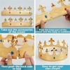 Joyfy Gold King Crown Halloween Costume Party Cosplay Props, Plastic Crown Hat for  for Kids Men Women Dress up, Play Party Accessories Decor - 4 of 4