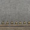 heathered grey linen