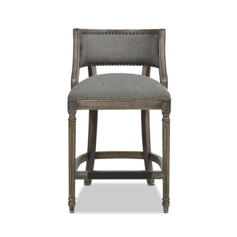 Jennifer Taylor Home Paris 26.5 Farmhouse Counter Height Bar Stool With Backrest Target