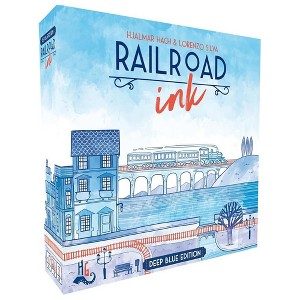 Horrible Guild: Railroad Ink Deep Blue Edition Roll & Write Game - 1 of 4