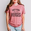 Simply Sage Market Just A Girl Who Loves Horses Short Sleeve Tee - 2 of 4