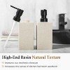 LunaLulinlk Soap Dispenser Bathroom, Resin Hand Soap Dispenser with Pump for Kitchen 12 oz - 2 of 4