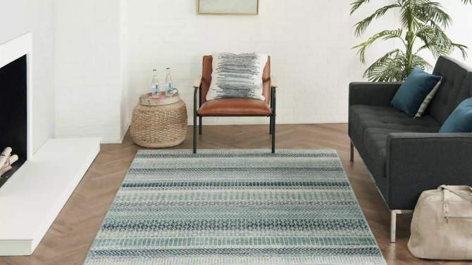 Nourison Passion Transitional Stripes Indoor Rug, 2 of 9, play video