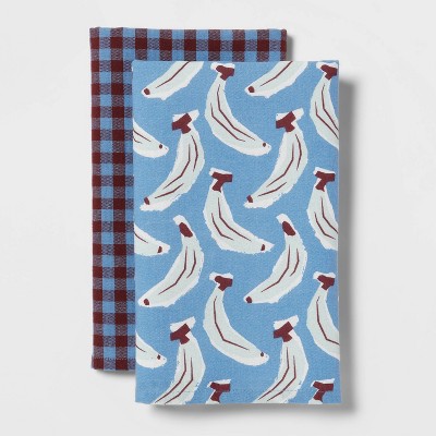 2pk Cotton Bananas Kitchen Towels - Room Essentials™