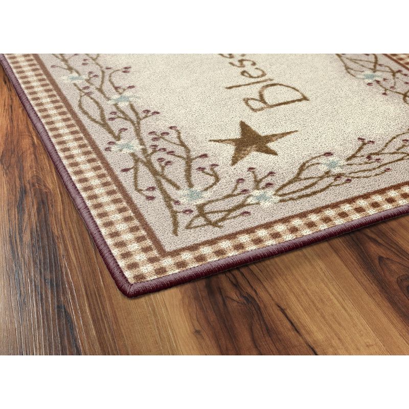 Brumlow Mills Bless Our Home Berry Area Rug, 5 of 6