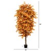 Nearly Natural 9-ft Autumn Ficus Artificial Fall Tree - 2 of 4