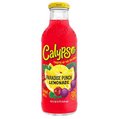 Calypso Paradise Punch Lemonade - 16 fl oz Glass Bottle