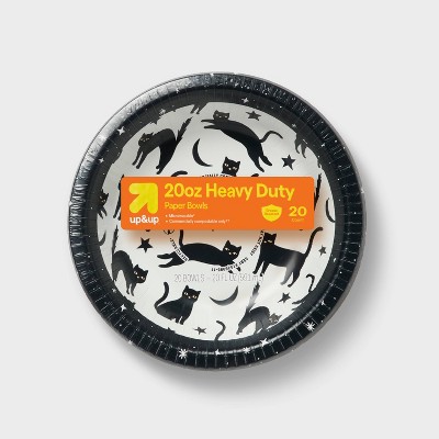 Halloween Disposable Bowls 5.52" - Cats - 20oz/20ct - up&up™