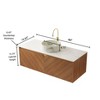 GDFStudio Cossitt 48" Modern Bathroom Vanity with Sintered Stone Countertop and Vessel Sink - 3 of 4