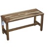EcoDecors® Eleganto® 36" Teak Wood Shower Bench in EarthyTeak Finish - 4 of 4