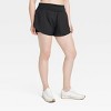 Women's Woven High-Rise 2-in-1 Run Shorts 3" - All In Motion™ - image 3 of 4