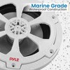 6.5" Marine Speakers for Outdoor Sound with Dual 2-Way Design, Weather Resistant, Great for Boats - 4 of 4